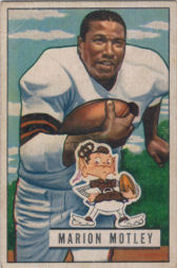 Marion Motley 1951 Bowman #109 football card