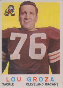 Lou Groza 1959 Topps #60 football card