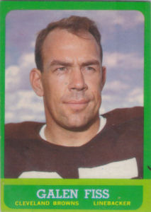 Galen Fiss 1963 Topps #21 football card