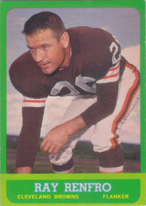 Ray Renfro 1963 Topps #15 football card