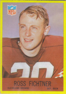 Ross Fichtner 1967 Philadelphia #40 football card