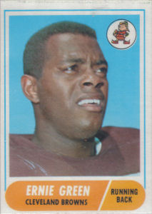 Ernie Green 1968 Topps #24 football card