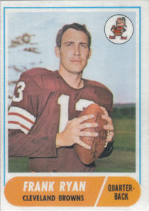 Frank Ryan 1968 Topps #215 football card