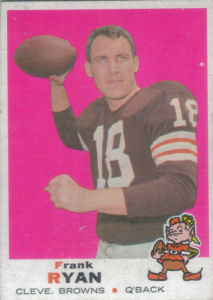 Frank Ryan 1969 Topps #140 football card