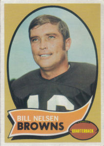 Bill Nelsen 1970 Topps #65 football card