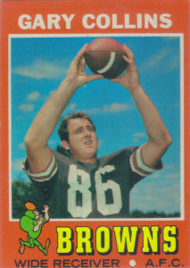 Gary Collins 1971 Topps #75 football card