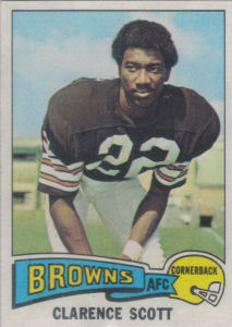 Clarence Scott 1975 Topps #164 football card