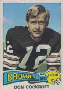 Don Cockroft 1975 Topps #244 football card