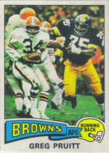 Greg Pruitt 1975 Topps #49 football card