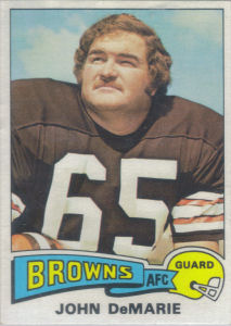 John DeMarie 1975 Topps #427 football card