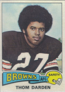 Thom Darden 1975 Topps #342 football card