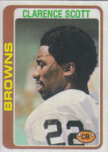 Clarence Scott 1978 Topps #433 football card