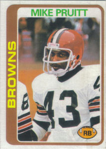 Mike Pruitt 1978 Topps #93 football card