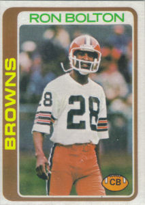 Ron Bolton 1978 Topps #329 football card