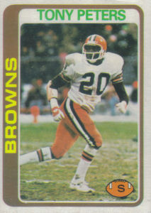 Tony Peters Rookie 1978 Topps #113 football card