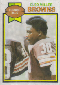 Cleo Miller 1979 Topps #134 football card