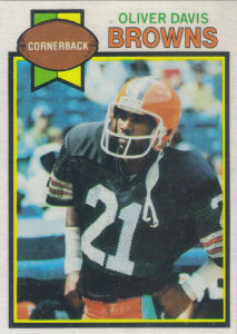 Oliver Davis 1979 Topps #433 football card