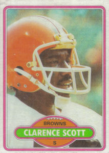 Clarence Scott 1980 Topps #196 football card