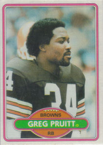 Greg Pruitt 1980 Topps #150 football card