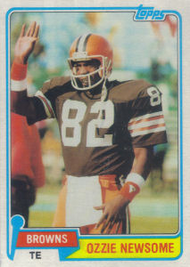 Ozzie Newsome 1981 Topps #435 football card