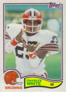 Charles White 1982 Topps #75 football card