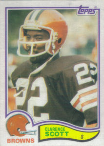 Clarence Scott 1982 Topps #73 football card