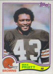 Mike Pruitt 1982 Topps #70 football card