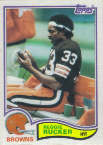 Reggie Rucker 1982 Topps #72 football card