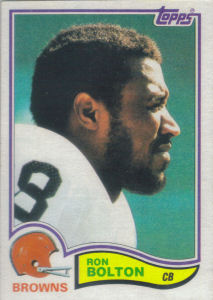 Ron Bolton 1982 Topps #58 football card