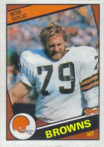 Bob Golic Rookie 1984 Topps #53 football card