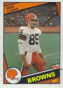 Dave Logan 1984 Topps #55 football card