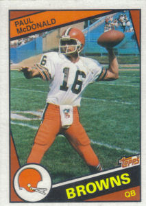 Paul McDonald 1984 Topps #57 football card