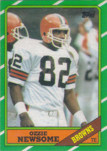 Ozzie Newsome 1986 Topps #191 football card