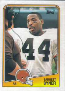 Earnest Byner 1988 Topps #87 football card