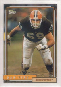 Dan Fike 1992 Topps #189 football card