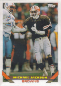 Michael Jackson 1993 Topps #534 football card