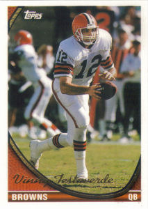 Vinny Testaverde 1994 Topps #71 football card