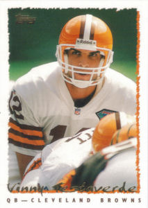 Vinny Testaverde 1995 Topps #183 football card