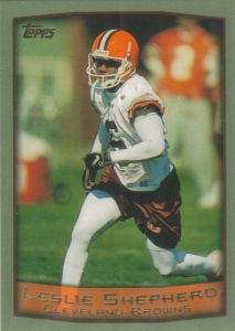 Leslie Shepherd 1999 Topps #303 football card