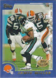 Jamir Miller 2000 Topps #165 football card