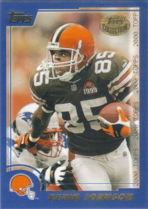 Kevin Johnson 2000 Topps #136 football card