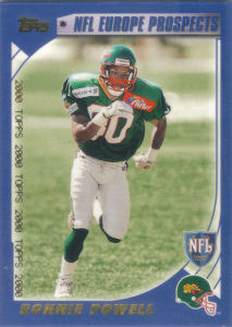 Ronnie Powell European Prospects Barcelona Dragons 2000 Topps #358 football card