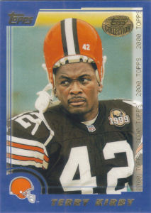 Terry Kirby 2000 Topps #107 football card