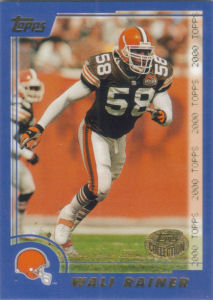 Wali Rainer 2000 Topps #295 football card