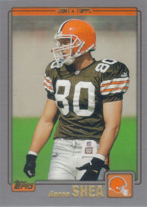 Aaron Shea 2001 Topps #152 football card