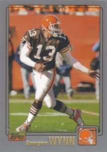 Spergon Wynn 2001 Topps #235 football card