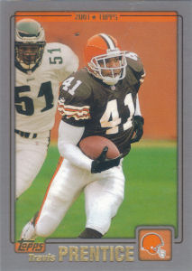 Travis Prentice 2001 Topps #63 football card