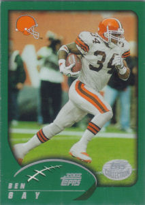 Ben Gay 2002 Topps #177 football card