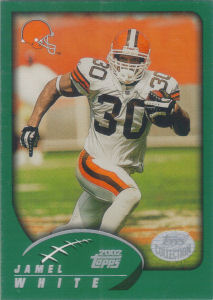 Jamel White 2002 Topps #256 football card