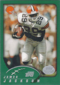 James Jackson 2002 Topps #143 football card